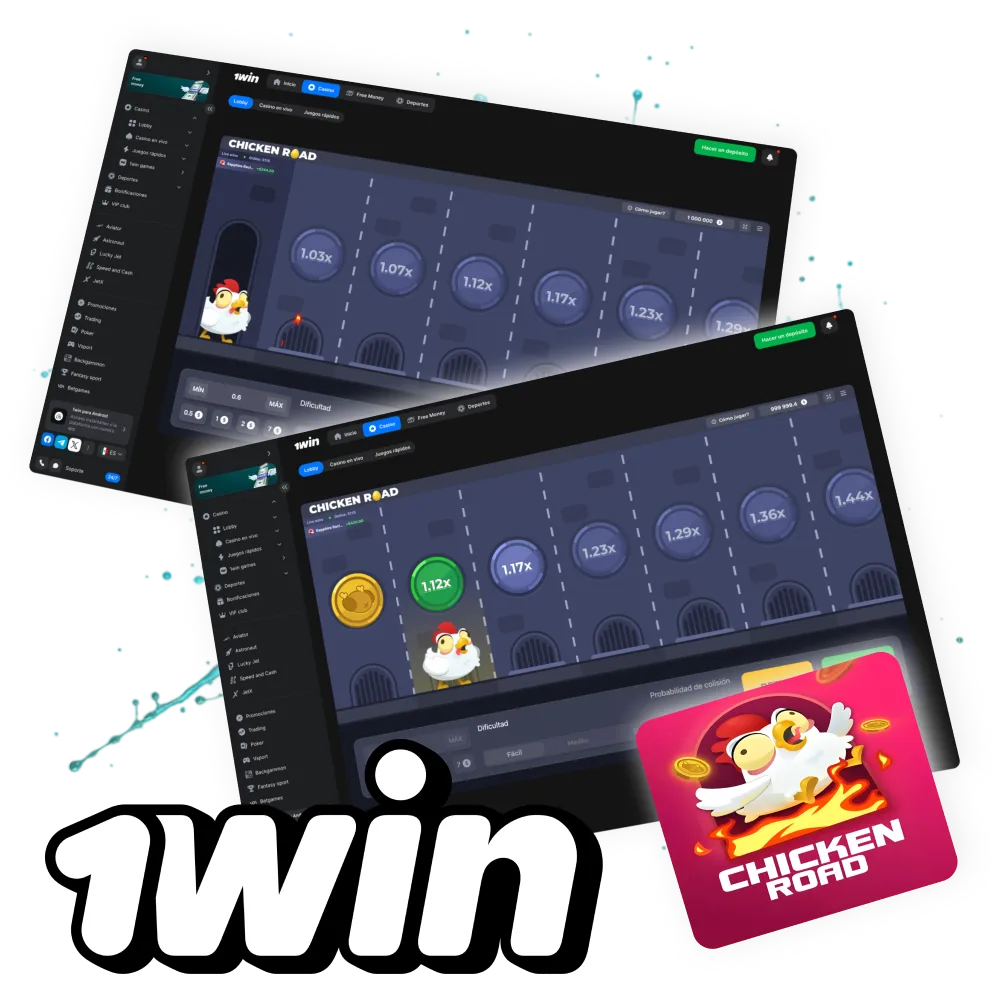 1Win presenta Chicken Road con obstáculos, reflejos y grandes premios.
