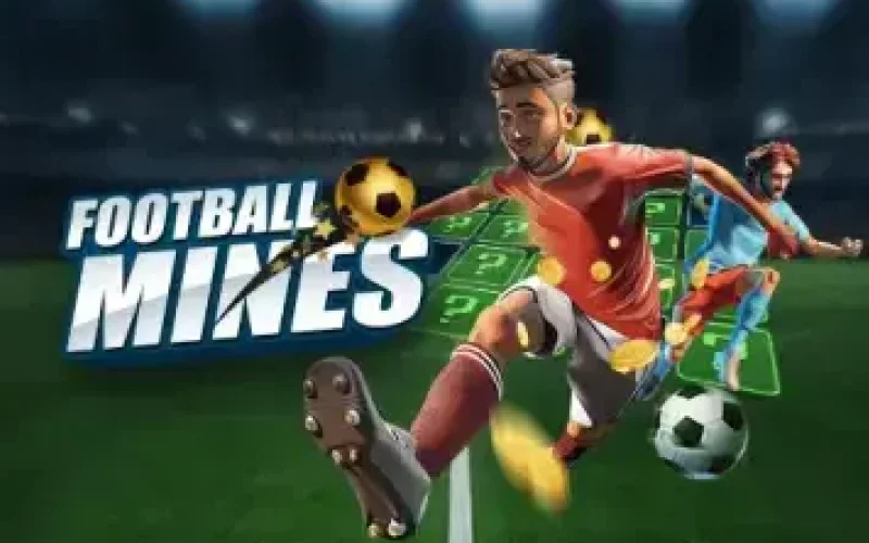 El riesgo se ve muy bien recompensado en el juego Football Mines del casino 1Win.