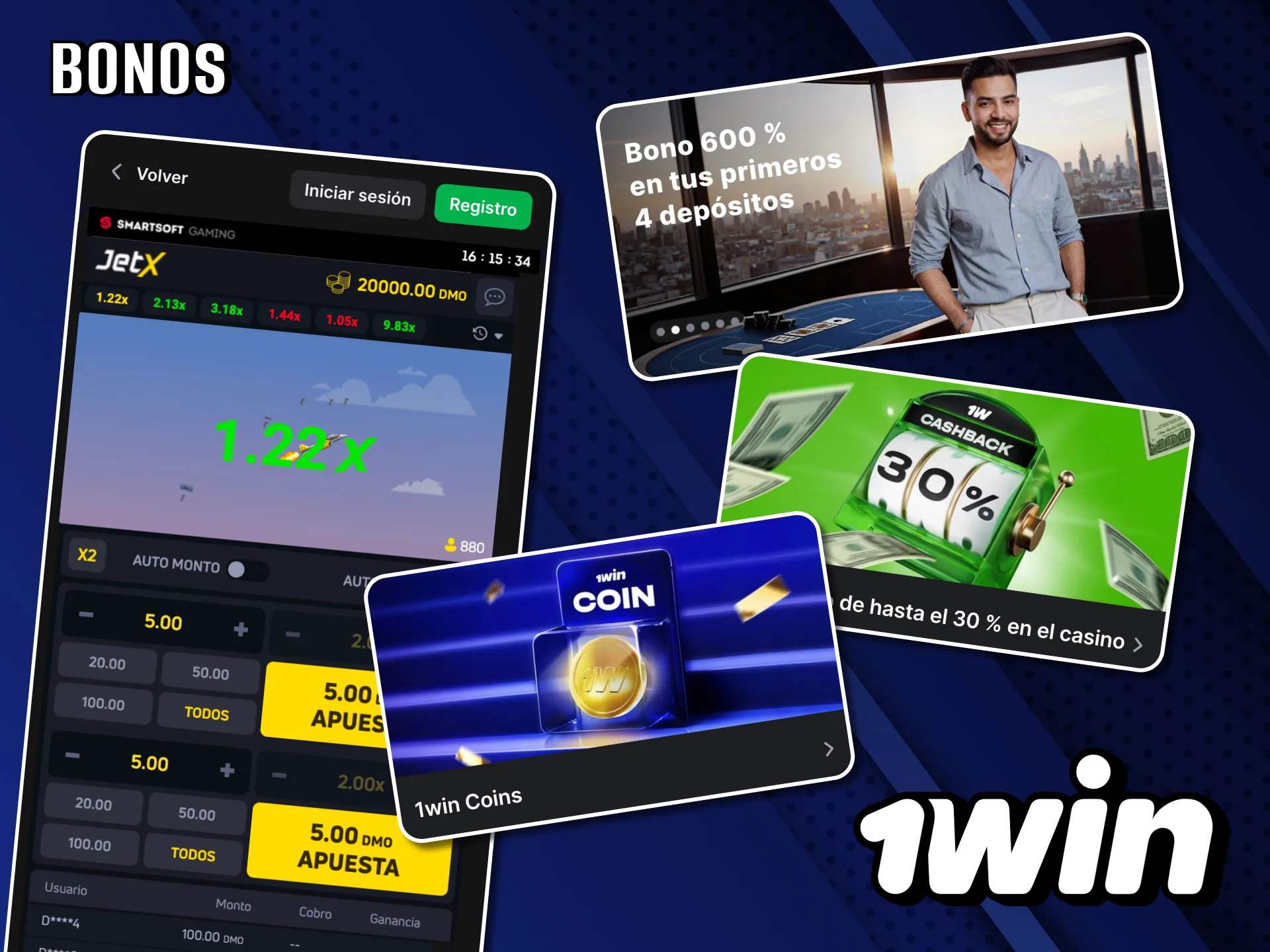 Promociones y bonificaciones disponibles en 1Win.