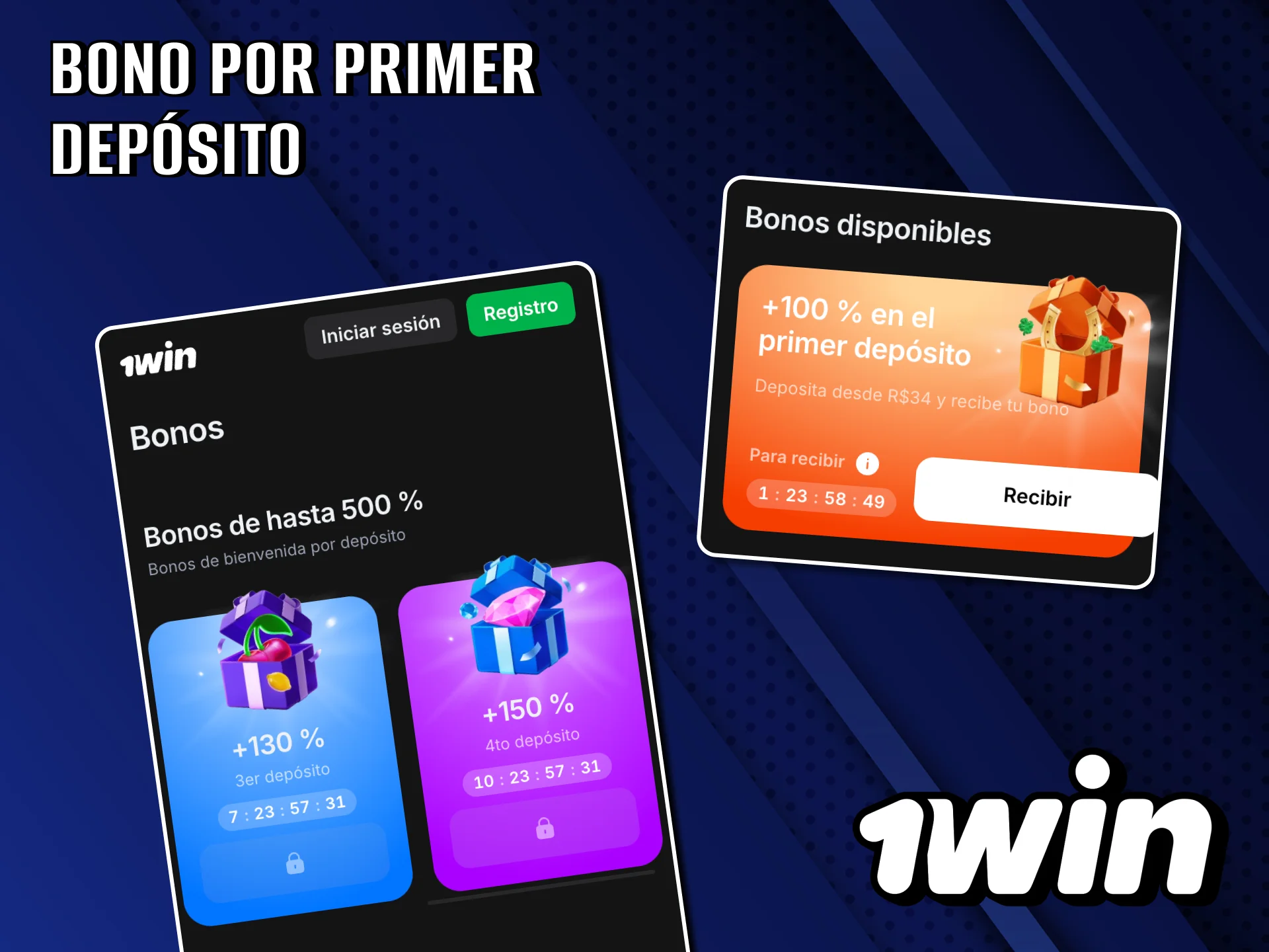 Bono por primer depósito disponible en 1Win Venezuela.