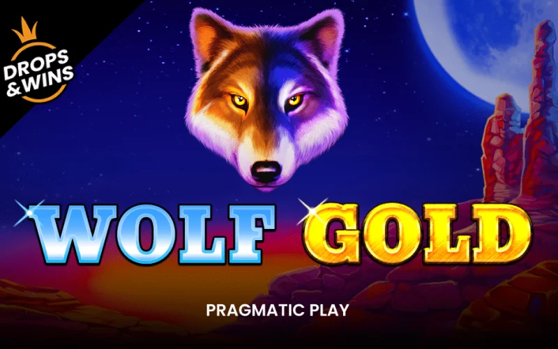 Alcanza tus objetivos en el juego Wolf Gold del casino 1Win.